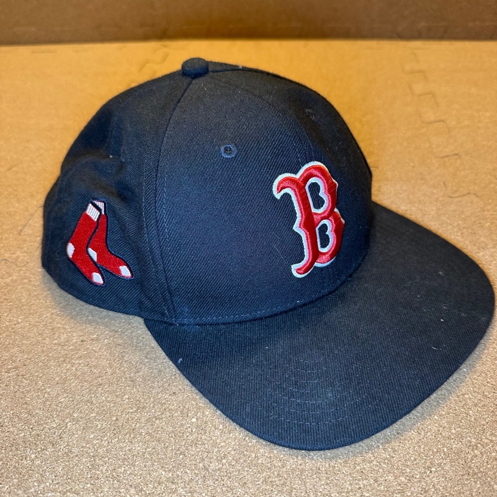 '47 Brand Boston Red Sox Hat Youth Navy Blue Snapback MLB Baseball Cap Flat Brim